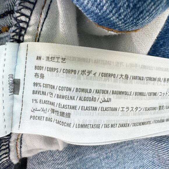 Abercrombie & Fitch Women The Mom Short High Rise Size 37 / 24 Curve Love Blue - Picture 4 of 6